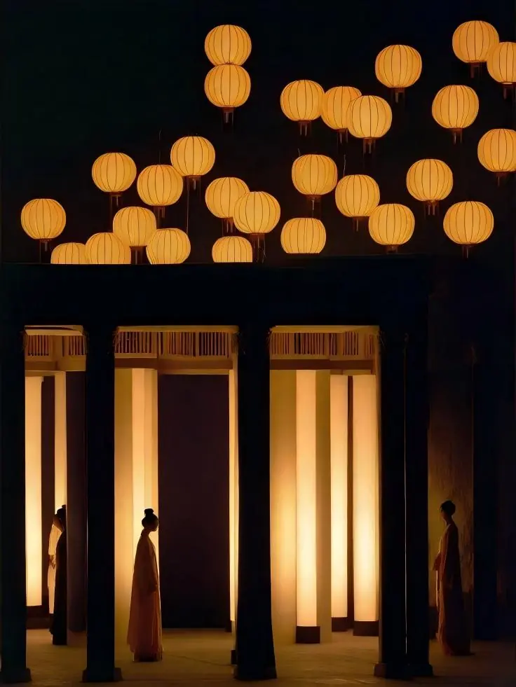 textile lantern